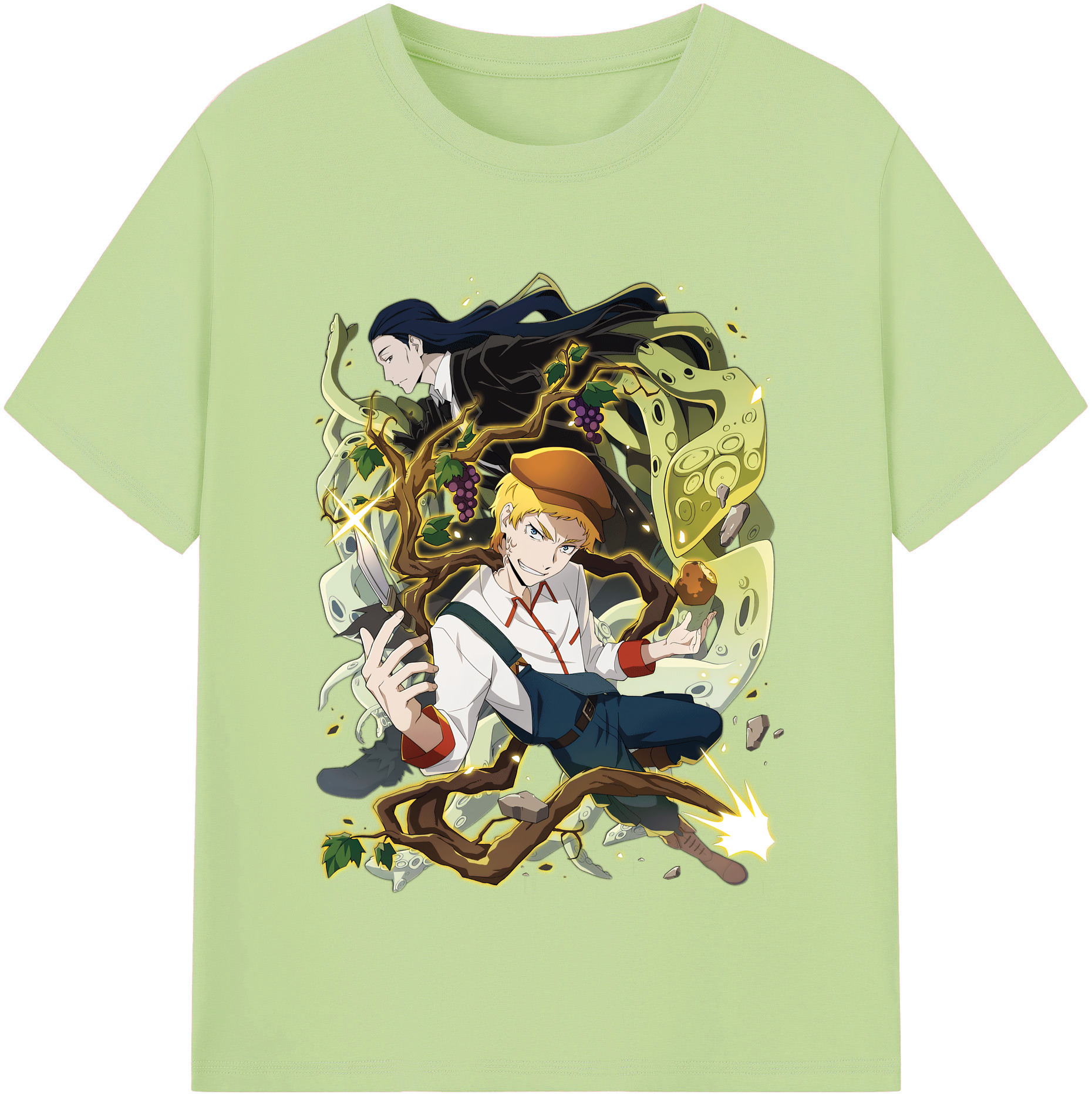 （画像用） 文豪ストレイドッグス Bungo Stray Dogs 綿100％半袖Tシャツ（フロントプリント）